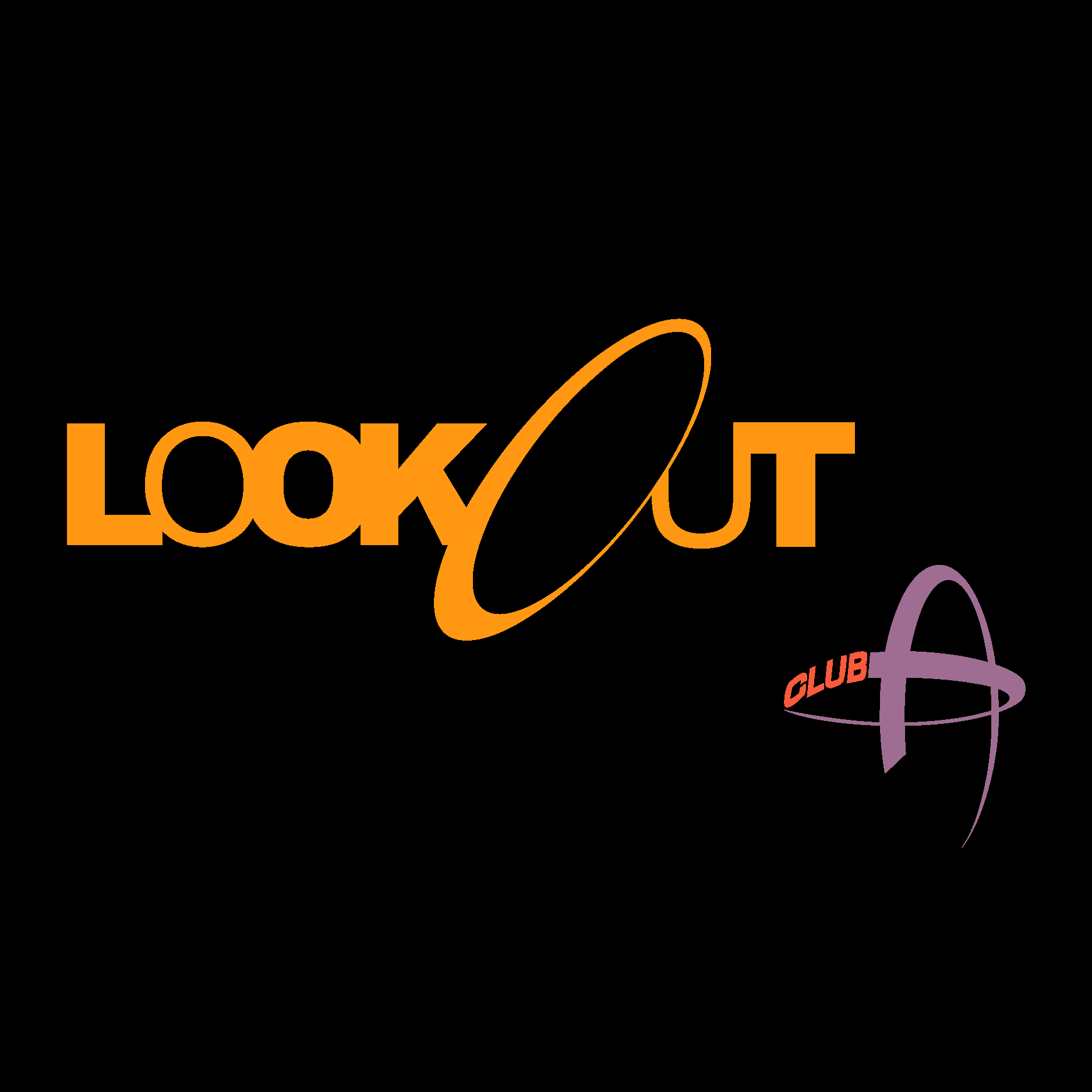 The LookOut & Club Logo Vector Logo
